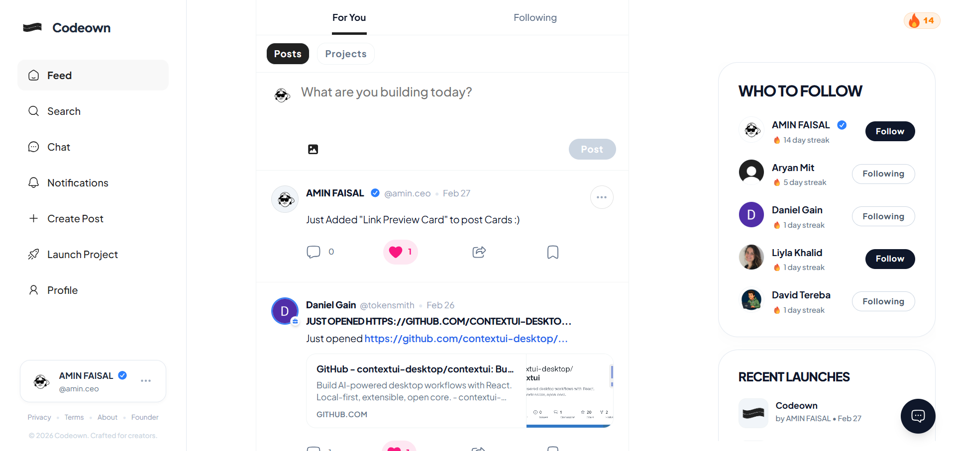 Codeown screenshot 1