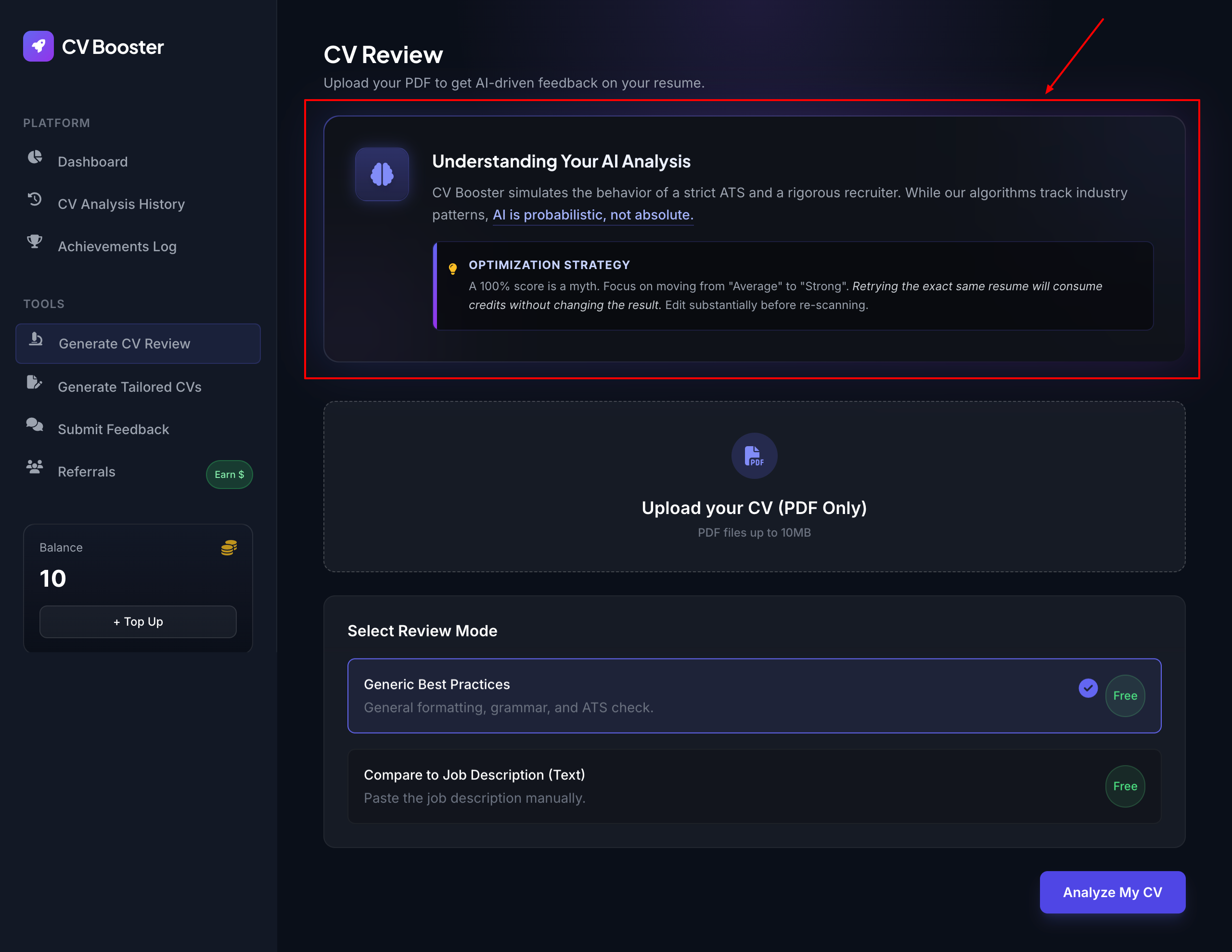 CV Booster screenshot 4