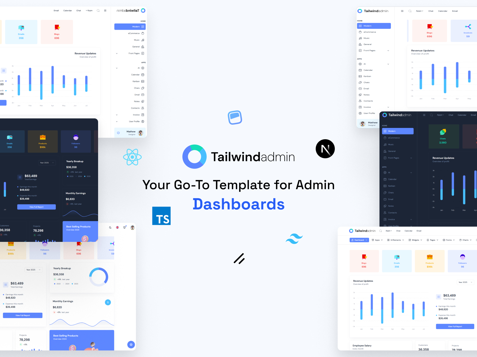 Tailwindadmin screenshot 1