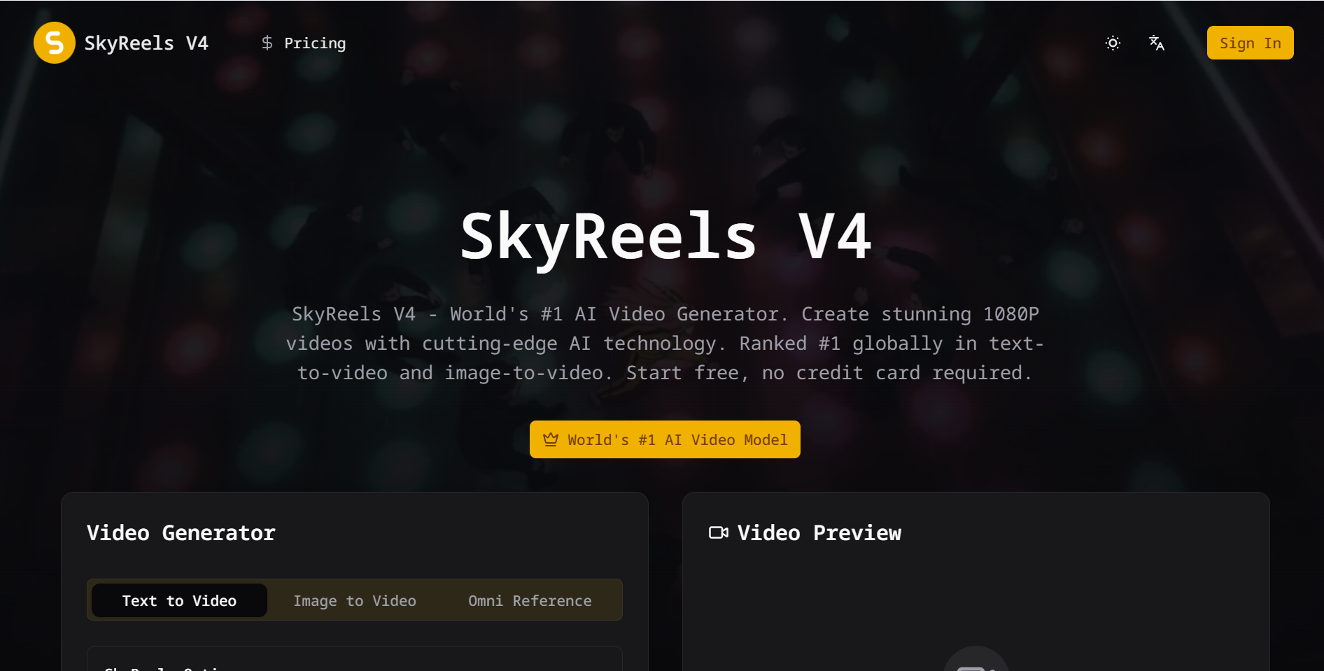 Skyreels V4 screenshot 1