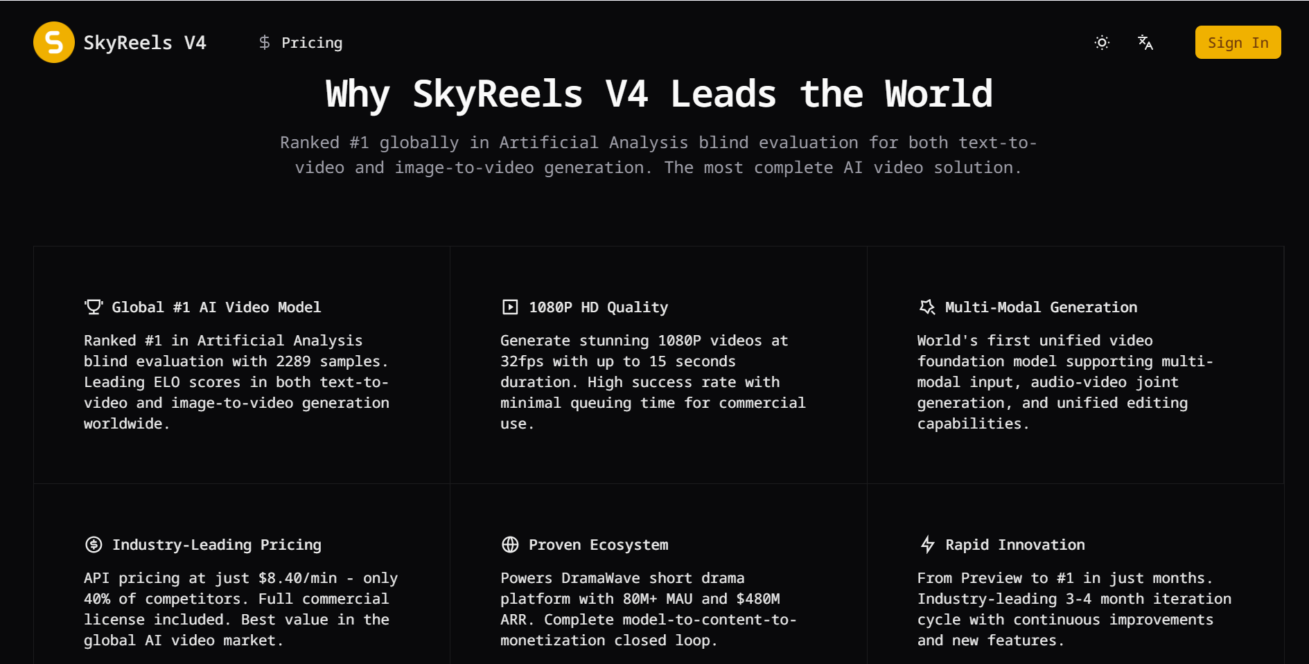 Skyreels V4 screenshot 2