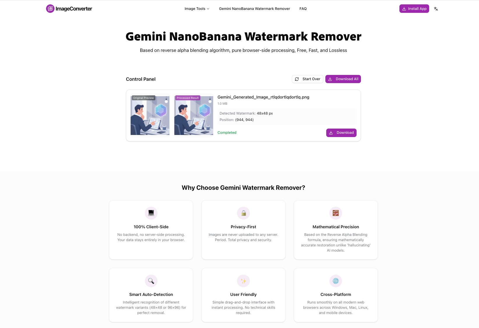 Free Online Image Converter screenshot 2