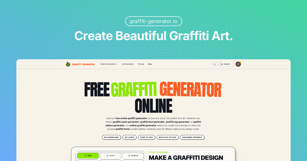 Graffiti Generator