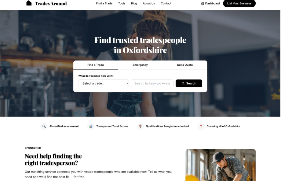 TradesAround screenshot 2