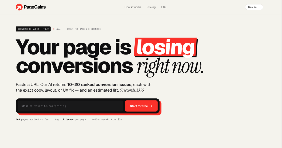 PageGains