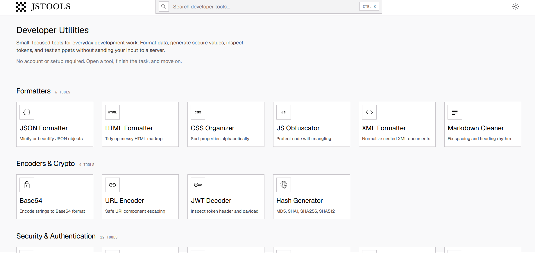 JavaScript Dev Tools