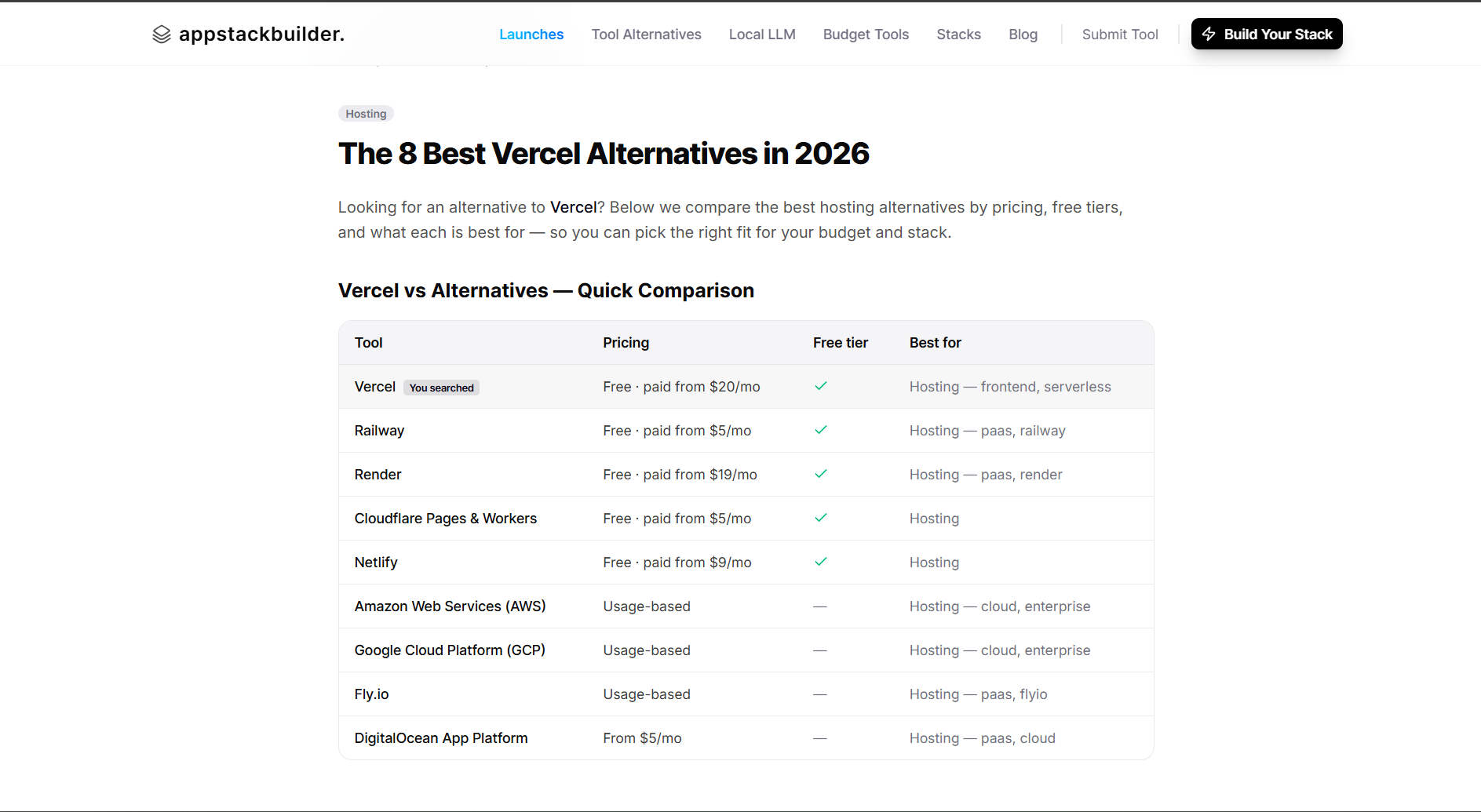 appstackbuilder screenshot 1