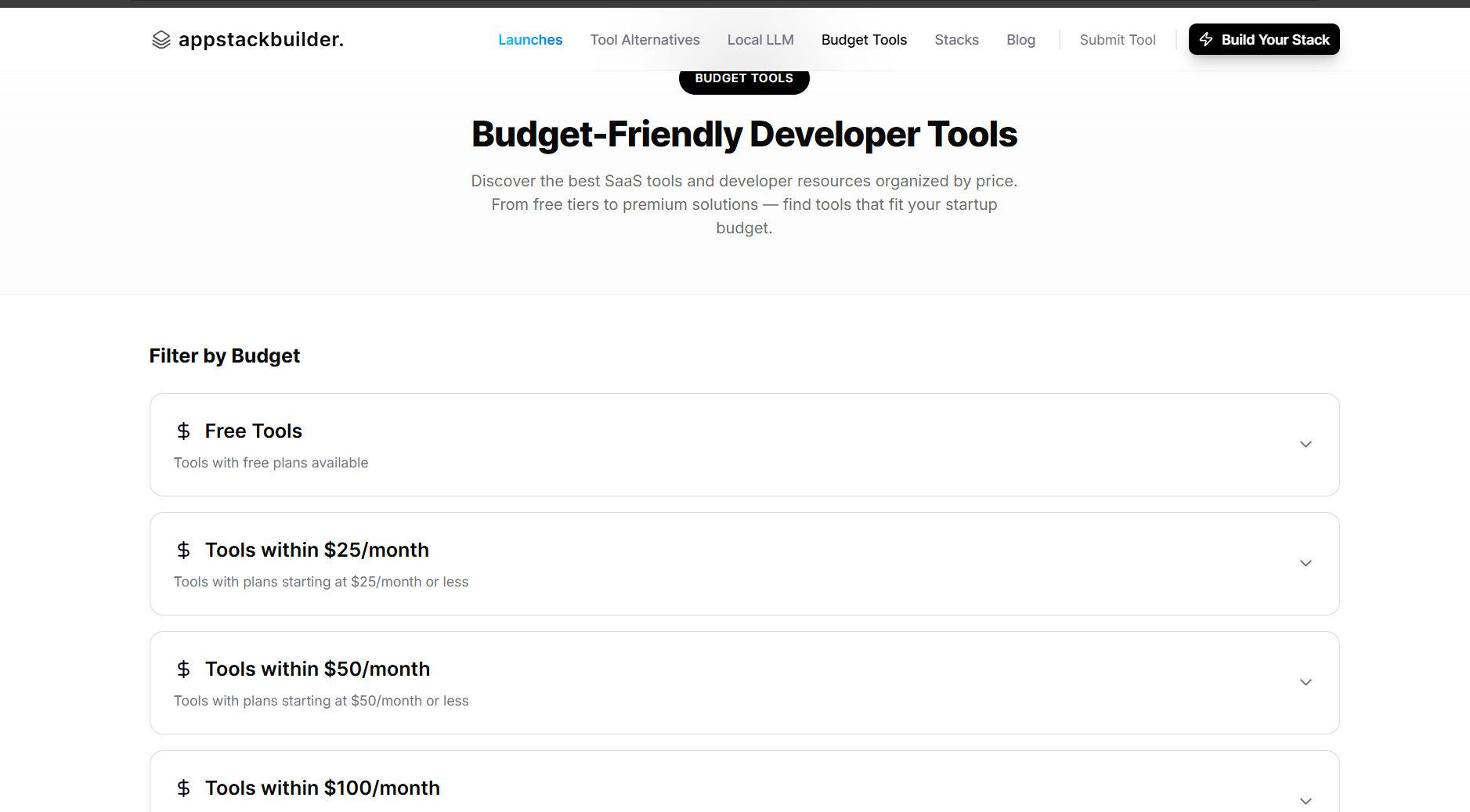 appstackbuilder screenshot 2