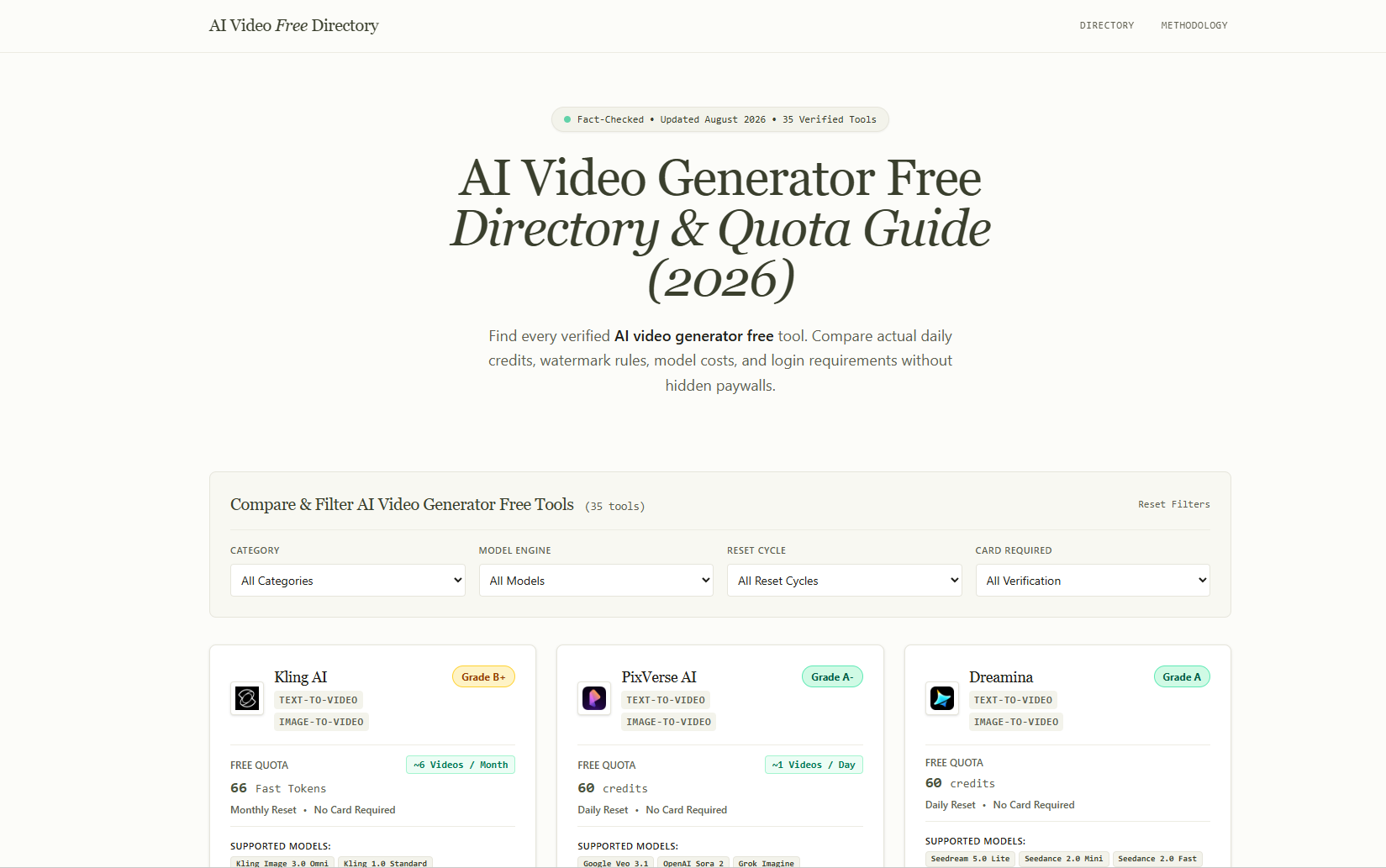 AI Video Generator Free Directory