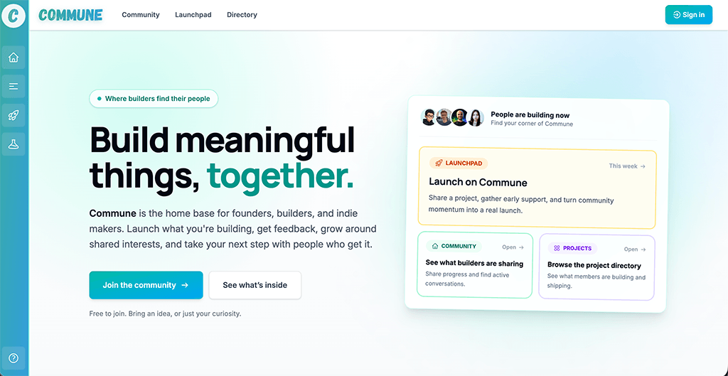 Commune screenshot 1