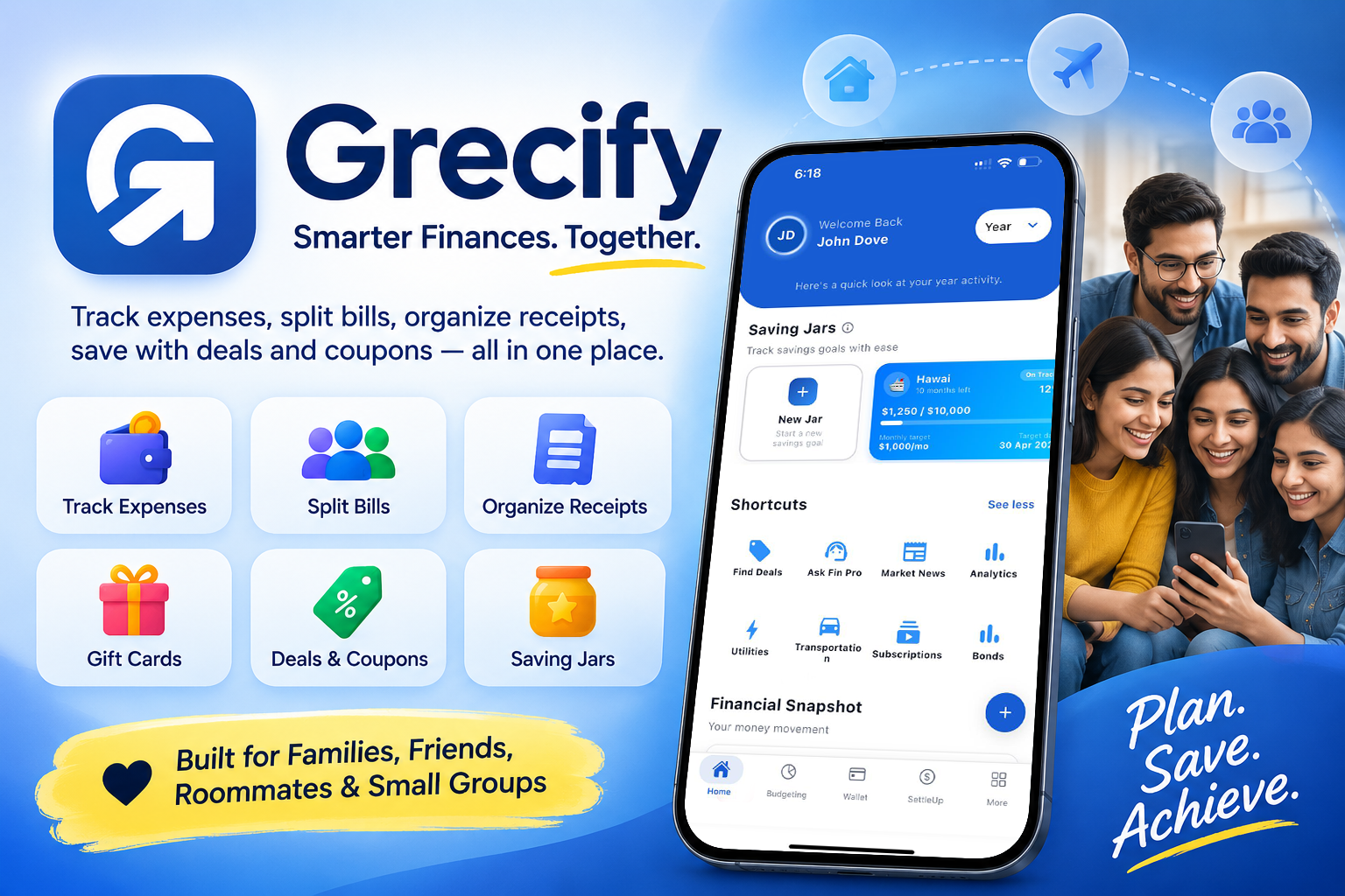 Grecify: Expense Tracker screenshot 1