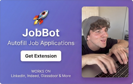 JoBot - Job Autofill & Tracker